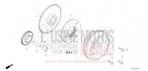 EMBRAYAGE DE DEMARRAGE CBF125NAP de 2023